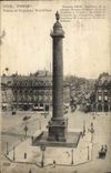 CPA Paris Place et Colonne Vendome 