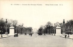 CPA Paris Avenue des Champs Elysees 