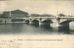 CPA Paris Le Pont de la Concorde La Chambre des Deputes 