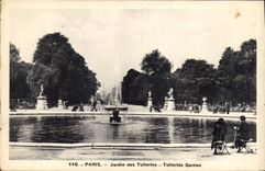CPA Paris Jardin des Tulleries 