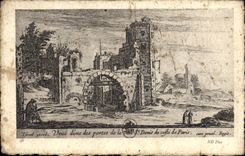 CPA Veue done des portes de la St Denis du cofte de Paris 