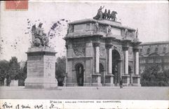 CPA Paris Arc de Triomphe du Carrousel 