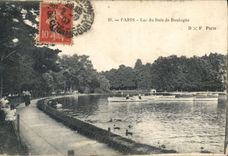 CPA Paris Lac du bois de Boulogne 