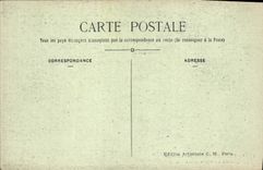 CPA Paris Notre Dame Tympan du Portail Central