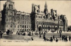 CPA Paris L'Hotel de Ville 