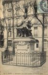 CPA Paris Monument de Louis Blanc 