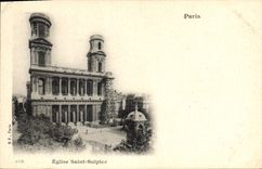CPA Paris Eglise Saint Sulpice 