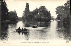 CPA Paris Bois de Boulogne le Grand Lac 
