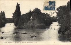 CPA Paris Le Lac du Bois de Boulogne 