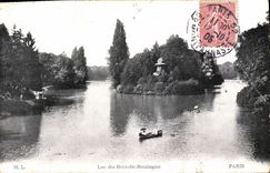 CPA Lac du Bois de Boulogne Paris 