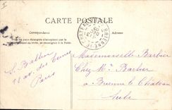 CPA Paris Bois de Boulogne Etang du Chateau de Longchamp 