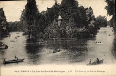 CPA Paris Le Lac du Bois de Boulogne 