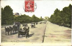 CPA Paris Avenue du Bois de Boulogne 