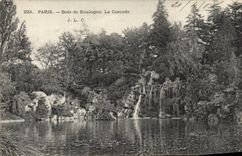 CPA Paris Bois de Boulogne La Cascade 