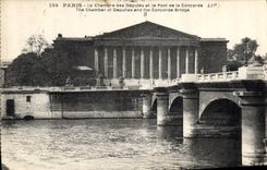 CPA Paris La Chambre des Deputes et le Pont de la Concorde 
