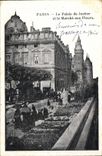 CPA Paris Le Palais de Justice et le Marche aux Fleurs 