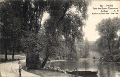 CPA Paris Parc des Buttes Chaumont Le Lac 