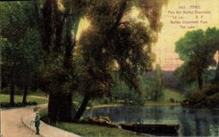 CPA Paris Parc des Buttes Chaumont Le Lac 