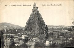 CPA Le Puy en Velay Haute Loire Rocher Saint Michel d'Aiguilhe 