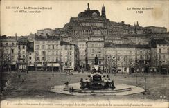 CPA Le Puy La Place du Breuil 