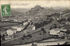 CPA Le Puy Vue panoramique prise de la Route de Saugues 