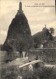 CPA Le Puy Le Dyke d'Aiguilhe et le Rocher Corneille 
