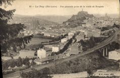 CPA Le Puy Hte Loire Vue generale prise de la route de Saugues 