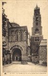 CPA Le Puy La Porche du For st le clocher de la Cathedrale 