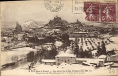 CPA Le Puy sous la Neige Vue generale prise d'Espaly 