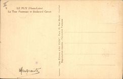 CPA Le Puy Haute Loire La Tour Pannessac et Boulevard Carnot 