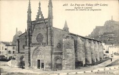 CPA Le Puy en Velay Hte Loire Eglise St Laurent contenant les cendres de Duguesclin 