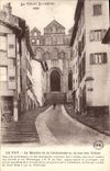 CPA Le Puy La Montee de la Cathedrale et la rue des Tables 