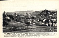 CPA Le Puy Hte Loire Vue generale des 4 rochers l'Arbousset St Joseph d'Espaly 