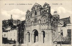 CPA Le Puy La Cathedrale et Rocher 