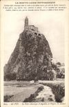 CPA Le Puy Le Dyke volcanique d'Aiguilhe et l'Eglise St Michel 