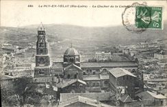 CPA Le Puy en Velay Hte Loire Le Clocher de la Cathedrale 
