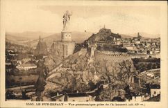 CPA Le Puy Espaly Vue panoramique prise de l'Arbousset 