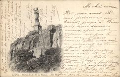 CPA Le Puy Statue de ND de France 