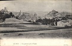 CPA Le Puy Vue generale prise d'Espaly 