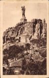 CPA Le Puy Statue Colossale de Notre Dame de France sur le Rocher Corneille 