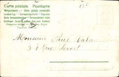 CPA Bonne Fete Poussins Fleurs