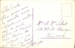 CPA Bonne Annee Fer a cheval
