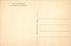 CPA Lourdes La Vierge Couronnee 