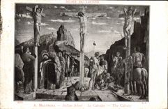 CPA Musee du Louvre A Mantegna Italian School Le Calvaire 