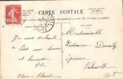 CPA Bonne Annee Femme