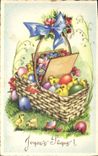 CPA Joyeuses Paques Poussins