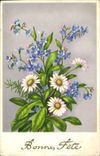 CPA Bonne Fete Fleurs