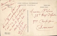 CPA A toi France cherie Soldat Militaria Avion