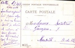 CPA Petite Fleurs parlez pour moi Bateau
