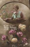 CPA Bons Baisers fleurs